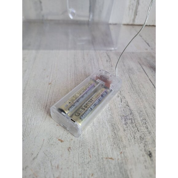 Black glitter tree light up Halloween Village accessory spooky - Picture 5 of 5